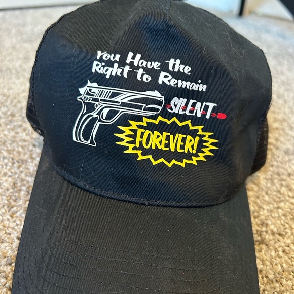 You have the right to remain silent forever pro guns hat - Picture 3 of 4